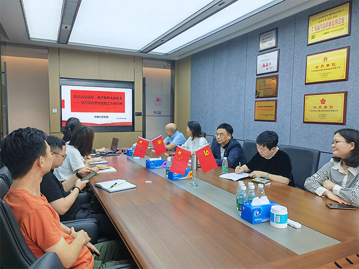 华银小贷党支部召开换届选举党员大会暨组织生活会