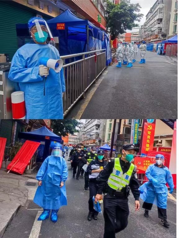 深入疫情“虎穴”捐物资     风雨夜驰援“疫”线核酸检测     华银小贷在防疫战中勇担当