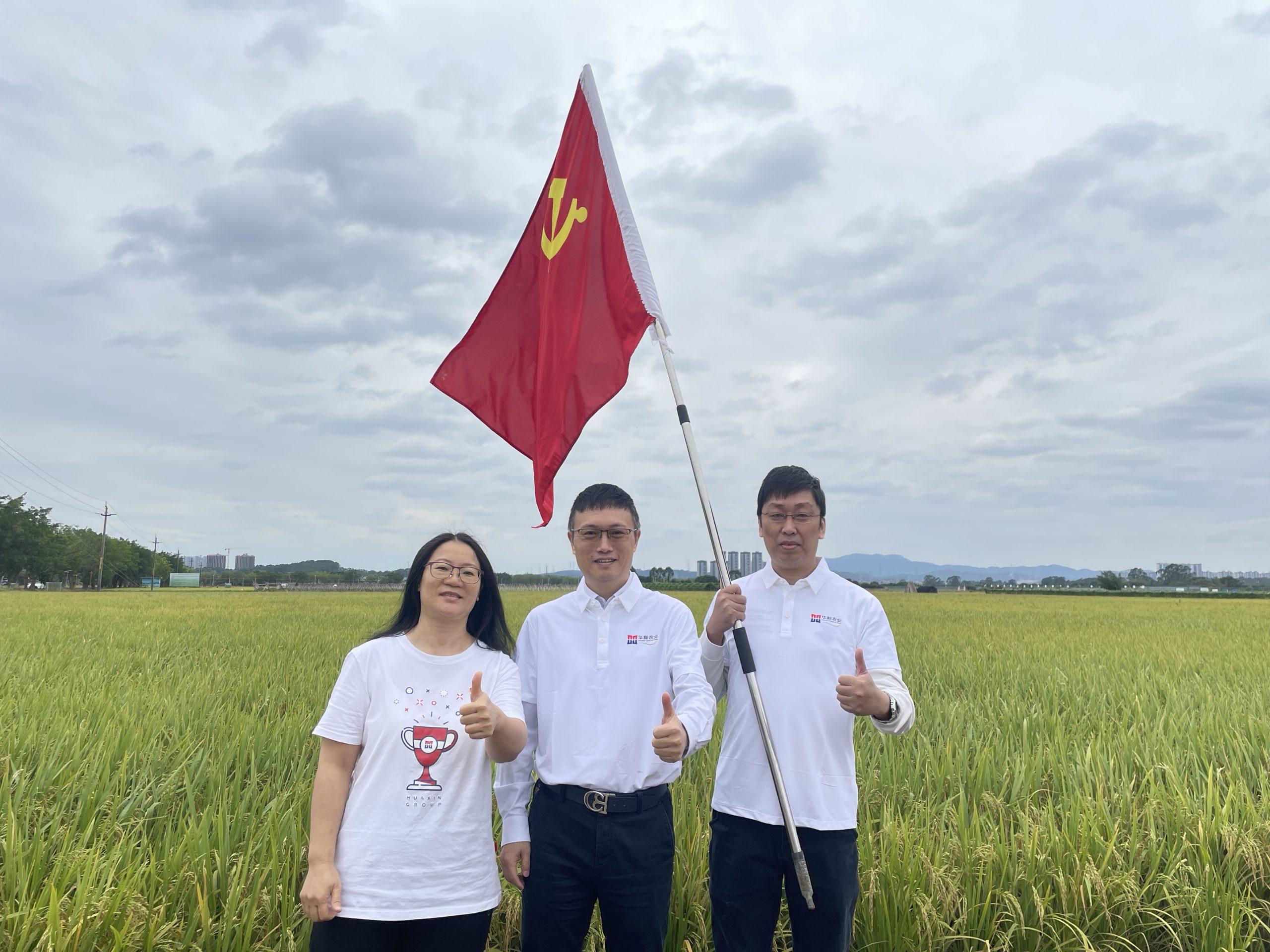 党建引领强根基 助农践诺庆丰收——华银小贷党支部在华新集团引领下开展主题党日活动